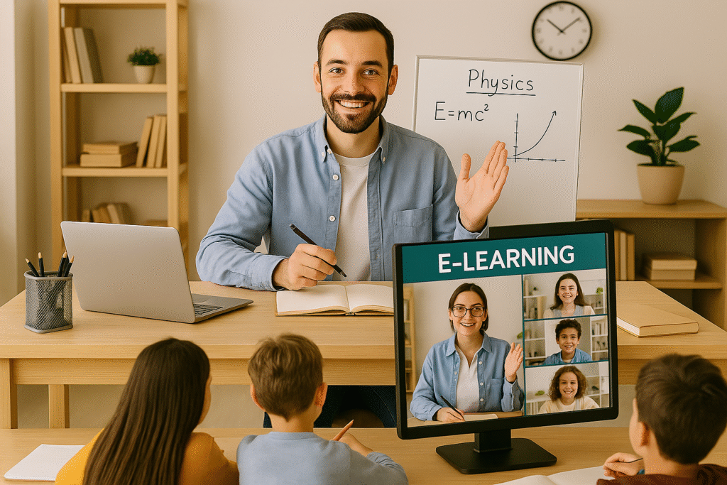 Educador-Marketing-Digital-Profissionais-Educacao Professor ministrando aula online - Marketing Digital para Profissionais da Educação expandindo o alcance